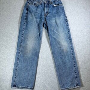 Levi's 505 Regular Fit Jeans Classic Medium Wash Denim Pants‎ W34 L32